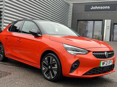 Used Vauxhall Corsa-e Elite 98 kW (134 HP) 2021 Orange Hatchback