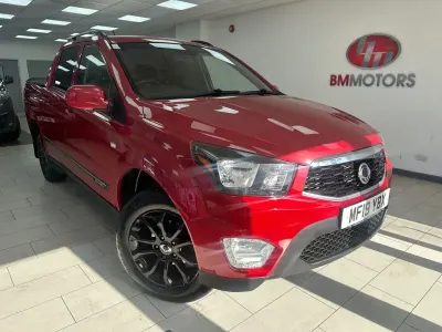 Used SsangYong Musso 181 HP (133 kW) 2019 Red Pickup