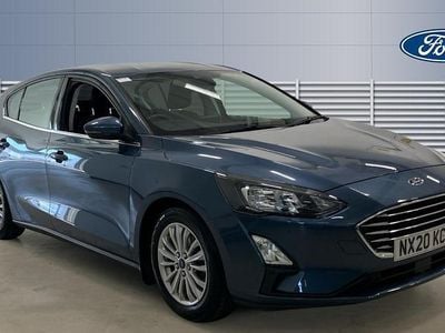 Used Ford Focus Titanium 125 HP (91 kW) 2020 Blue Hatchback