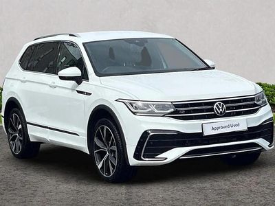 White Used 2025 VW Tiguan Allspace R-line SUV | £33,512 (A bit pricey)