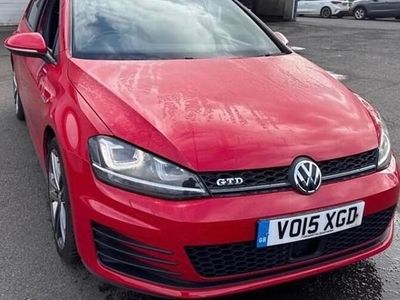 Used VW Golf VII GTD 2015 Red Hatchback
