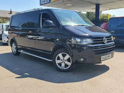 Used VW T5 Highline 180 HP (132 kW) 2013 Black Van