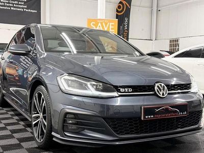 Used VW Golf VII GTD 184 HP (135 kW) 2017 Blue Hatchback