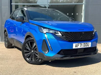 Used Peugeot 3008 Premium 131 HP (96 kW) 2021 Blue SUV