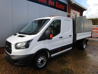 used Ford Transit 350 L3 DOUBLE / UTILITY CAB TREE WORK / SURGERY TIPPER TRUCK EURO 6 / ULEZ COMPLIANT