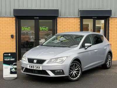 Used Seat Leon SE Dynamic 115 HP (84 kW) 2018 Silver Hatchback