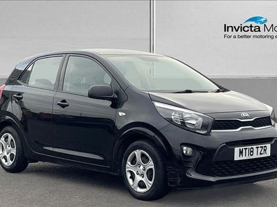 Used Kia Picanto 65 HP (47 kW) 2018 Black Hatchback