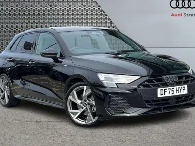 Used Audi A3 Sportback Black Edition 150 HP (110 kW) 2025 Black Hatchback