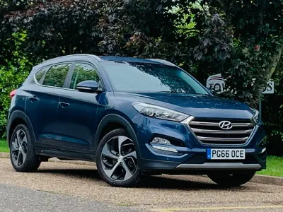 Used Hyundai Tucson Premium 141 HP (103 kW) 2017 Blue SUV