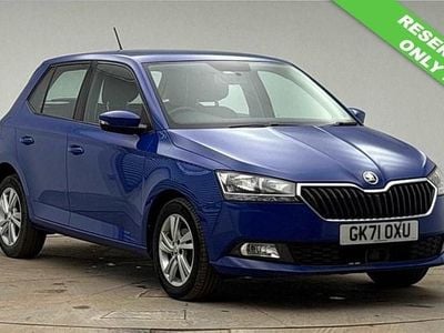 Used Skoda Fabia SE 60 HP (44 kW) 2021 Blue Hatchback