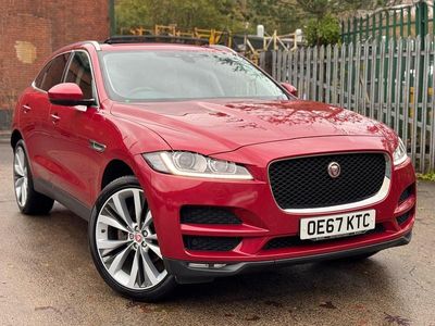 Red Used 2017 Jaguar F-Pace Portfolio SUV | £14,495 (Fair price)