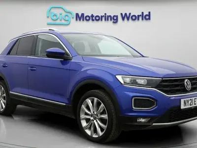 Used VW T-Roc SEL 150 HP (110 kW) 2021 Blue SUV