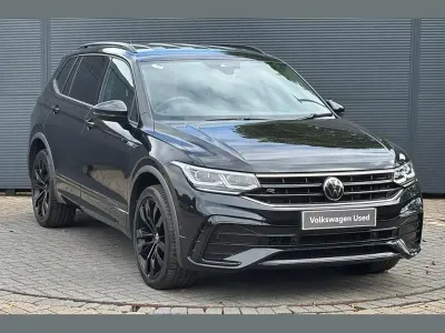 Used VW Tiguan Allspace R-line 150 HP (110 kW) 2023 Black SUV