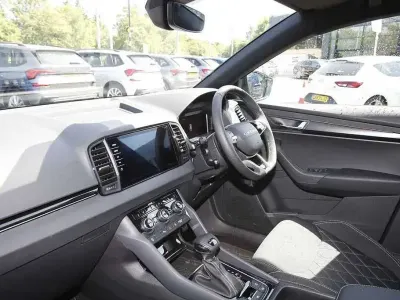 Used Skoda Karoq SportLine 150 HP (110 kW) 2025 Blue SUV