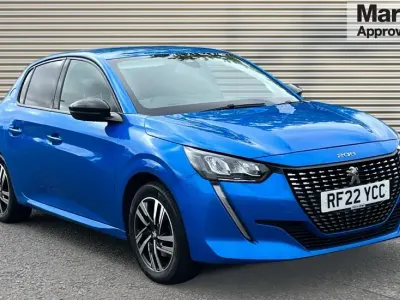 Used Peugeot 208 Allure Premium 100 HP (73 kW) 2022 Blue Hatchback