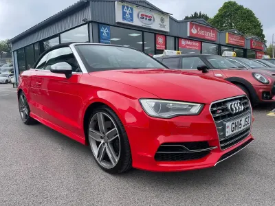 Used Audi S3 Cabriolet Comfort 300 HP (220 kW) 2015 Red Cabriolet