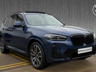 Blue Used 2022 BMW X3 M Sport SUV | £33,985 (Fair price)
