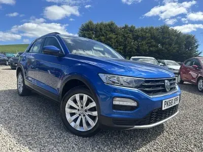Begagnad VW T-Roc SE 115 HK (84 kW) 2018 Blå SUV