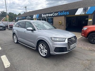 Begagnad Audi Q7 S-Line 2016 Silver SUV
