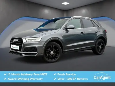 Used Audi Q3 S-Line 150 HP (110 kW) 2017 Grey SUV