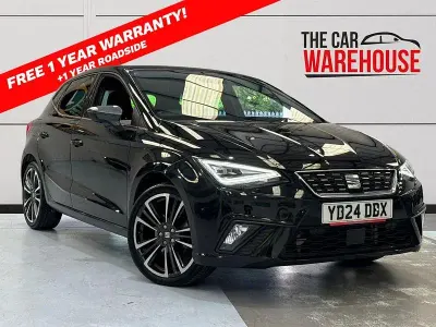 Used Seat Ibiza XCELLENCE Lux 108 HP (79 kW) 2024 Black Hatchback