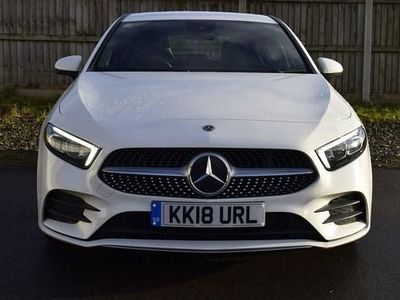 Used Mercedes A180 AMG line 116 HP (85 kW) 2018 White Hatchback