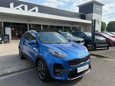 Used Kia Sportage GT-Line S 177 HP (130 kW) 2019 Blue SUV