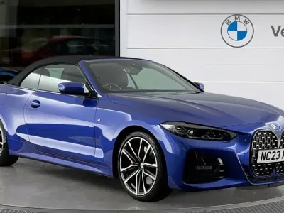 Used BMW 420 M Sport 181 HP (133 kW) 2023 Blue Cabriolet
