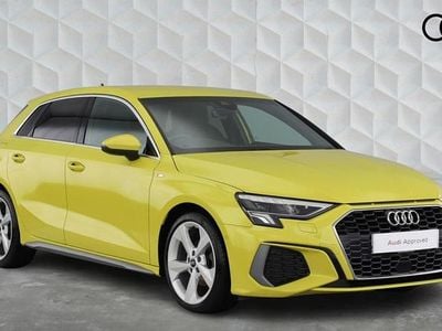 Used Audi A3 Sportback S-Line 2022 Python yellow Hatchback