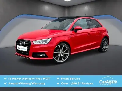 Used Audi A1 Black Edition 2017 Red Hatchback