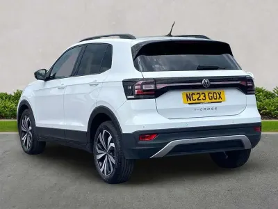 Used VW T-Cross Black Edition 95 HP (69 kW) 2023 White SUV