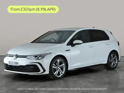 Used VW Golf VIII R-line 150 HP (110 kW) 2022 White Hatchback