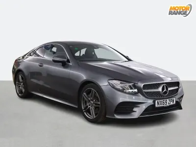 Used Mercedes E220 AMG line 194 HP (142 kW) 2019 Grey Coupe