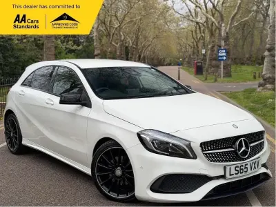 Käytetty Mercedes A200 AMG Line Premium 2015 Valkoinen Viistoperä
