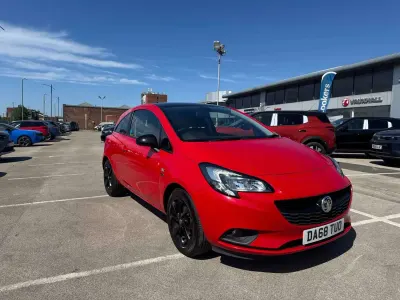 Used Vauxhall Corsa 75 HP (55 kW) 2018 Red Hatchback