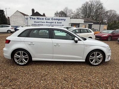 Used Audi A3 S-Line 150 HP (110 kW) 2016 White Hatchback