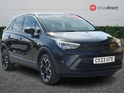 Used Vauxhall Crossland Ultimate 110 HP (80 kW) 2023 Black SUV