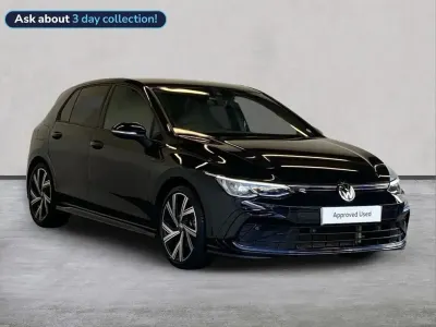 Used VW Golf VIII R-line 150 HP (110 kW) 2022 Black Hatchback