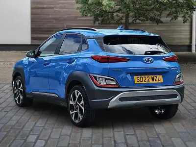 Used Hyundai Kona Premium 120 HP (88 kW) 2022 Blue SUV