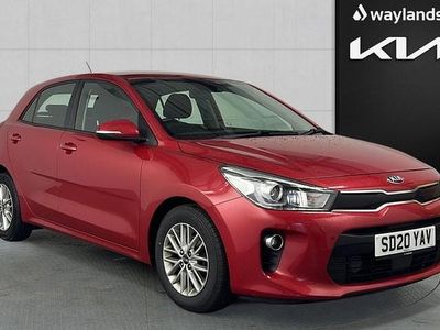 Begagnad Kia Rio 83 HK (61 kW) 2020 Röd Halvkombi