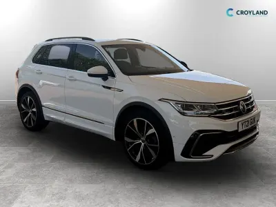 Used VW Tiguan R-line 150 HP (110 kW) 2021 White SUV