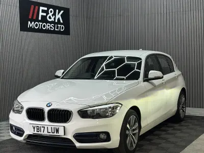 Used BMW 118 Sport Line 2017 White Hatchback