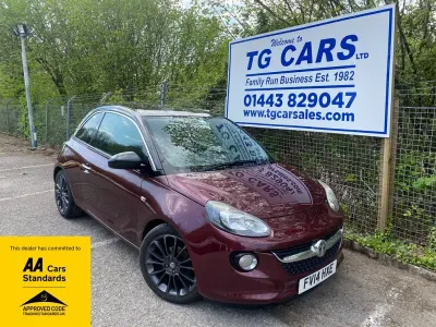 Used Vauxhall Adam Glam 100 HP (73 kW) 2014 Purple Hatchback