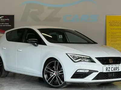Used Seat Leon CUPRA 290 HP (213 kW) 2019 White Hatchback