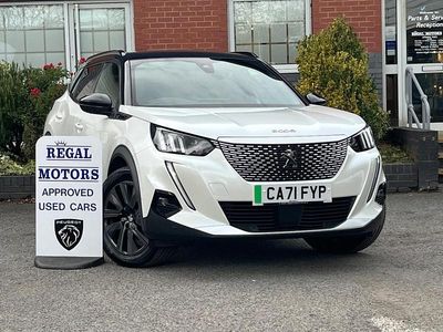 White Used 2021 Peugeot e-2008 Premium SUV | £14,295 (Fair price)