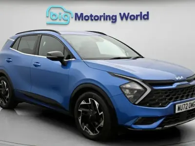 Used Kia Sportage GT-Line 150 HP (110 kW) 2022 Blue SUV