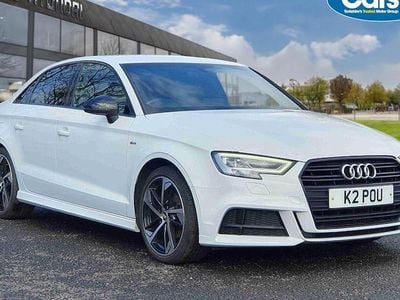 Used Audi A3 Black Edition 150 HP (110 kW) 2019 White Sedan