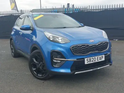 Begagnad Kia Sportage GT-Line 2020 Blå SUV