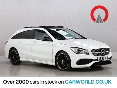 Used Mercedes CLA200 Shooting Brake AMG line 156 HP (114 kW) 2018 White Estate