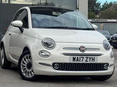White Used 2017 Fiat 500 Lounge Hatchback | £7,995 (Fair price)